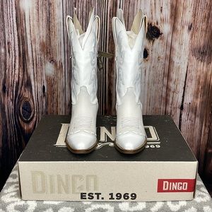 👢HOST-PICK🛍️Dingo: Womens, White Western Boots👢🛍️